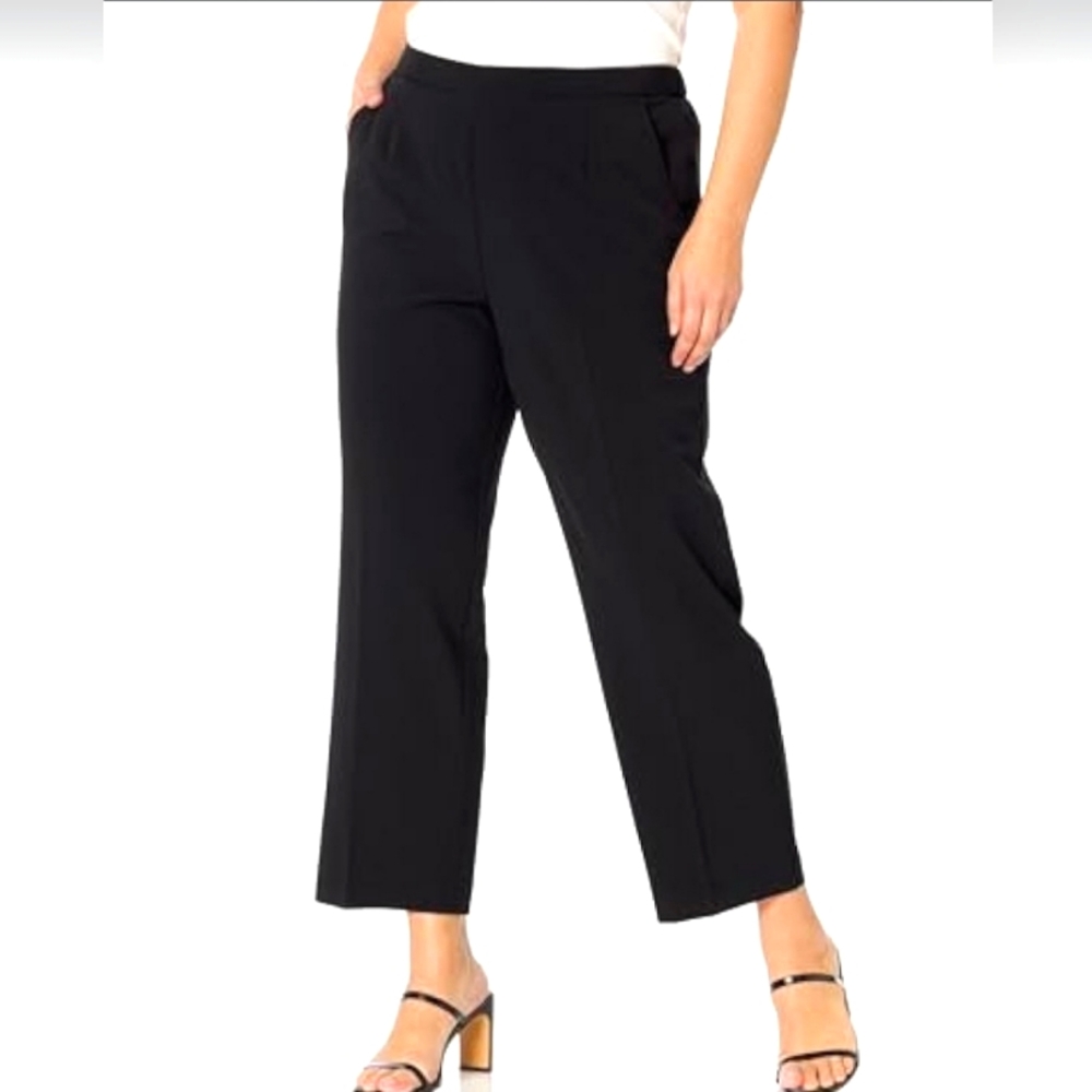 Briggs New York Plus Size Pull-On Dress Pants - Black, size 20WS